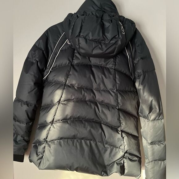 Lole Live Out Loud Every Day black hooded puffer jacket, NWOT, excellent shape,L - Picture 8 of 16